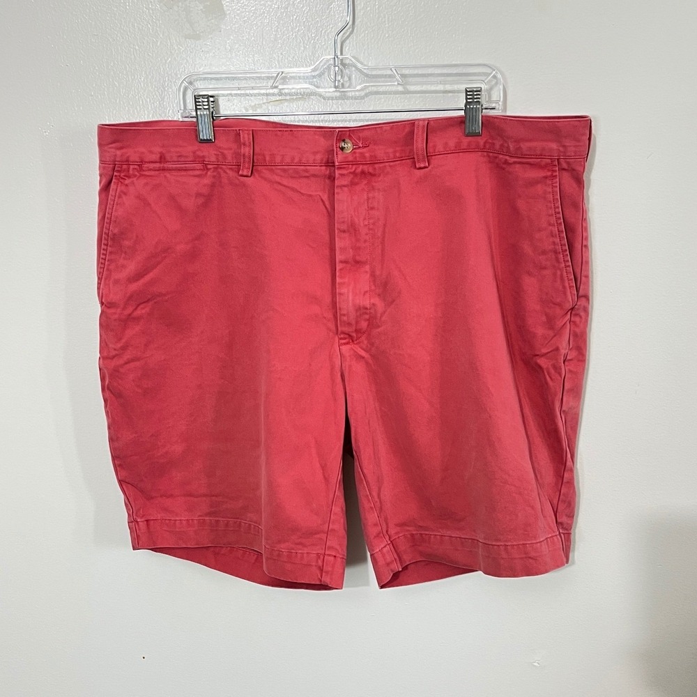 Polo‎ Ralph Lauren Chino Shorts Mens 42 Pink Salmon Cotton Twill Classic Fit